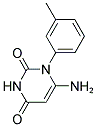 6-AMINO-1-(3-METHYLPHENYL)PYRIMIDINE-2,4(1H,3H)-DIONE Struktur