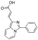 (2E)-3-(3-PHENYLIMIDAZO[1,5-A]PYRIDIN-1-YL)ACRYLIC ACID Struktur