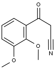 2,3-DIMETHOXYBENZOYLACETONITRILE Struktur