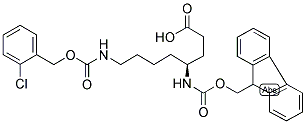 4-FMOC-(S)-AMINO-8-(2'-CHLOROBENZOXY)CARBONYLAMINO OCTANOIC ACID Struktur