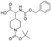 N-A-CBZ-(4-N-BOC-PIPERIDINYL) GLYCINE Struktur