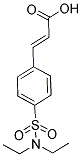 3-(4-DIETHYLSULFAMOYL-PHENYL)-ACRYLIC ACID Struktur