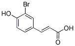 3-BROMO-4-HYDROXYCINNAMIC ACID Struktur