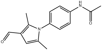 N-[4-(3-FORMYL-2,5-DIMETHYL-PYRROL-1-YL)-PHENYL]-ACETAMIDE Struktur