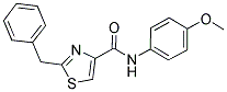 2-BENZYL-N-(4-METHOXYPHENYL)-1,3-THIAZOLE-4-CARBOXAMIDE Struktur