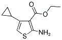 ETHYL 2-AMINO-4-CYCLOPROPYLTHIOPHENE-3-CARBOXYLATE Struktur