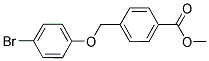 4-(4-BROMO-PHENOXYMETHYL)-BENZOIC ACID METHYL ESTER Struktur