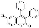 6-CHLORO-3,4-DIPHENYLCOUMARIN Struktur