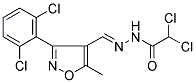 2,2-DICHLORO-N'-([3-(2,6-DICHLOROPHENYL)-5-METHYLISOXAZOL-4-YL]METHYLENE)ACETOHYDRAZIDE Struktur