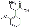 3-AMINO-2-(2-METHOXY-PHENYL)-PROPIONIC ACID Struktur