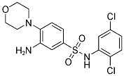 3-AMINO-N-(2,5-DICHLORO-PHENYL)-4-MORPHOLIN-4-YL-BENZENESULFONAMIDE Struktur