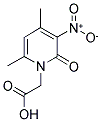 2-[4,6-DIMETHYL-3-NITRO-2-OXO-1(2H)-PYRIDINYL]ACETIC ACID Struktur