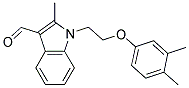 1-[2-(3,4-DIMETHYLPHENOXY)ETHYL]-2-METHYL-1H-INDOLE-3-CARBALDEHYDE Struktur