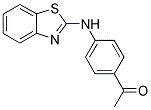 1-[4-(BENZOTHIAZOL-2-YLAMINO)-PHENYL]-ETHANONE Struktur