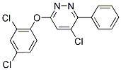 4-CHLORO-6-(2,4-DICHLOROPHENOXY)-3-PHENYLPYRIDAZINE Struktur