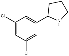 2-(3,5-Dichlorophenyl)Pyrrolidine Struktur