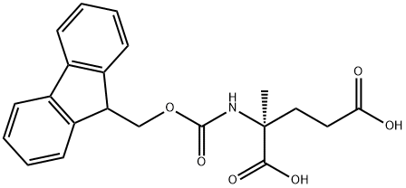 FMOC-ALPHA-METHYL-DL-GLUTAMIC ACID Struktur