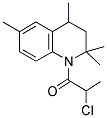 1-(2-CHLOROPROPANOYL)-2,2,4,6-TETRAMETHYL-1,2,3,4-TETRAHYDROQUINOLINE Struktur