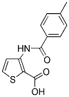 3-[(4-METHYLBENZOYL)AMINO]-2-THIOPHENECARBOXYLIC ACID Struktur