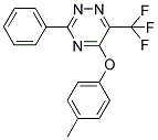 4-METHYLPHENYL 3-PHENYL-6-(TRIFLUOROMETHYL)-1,2,4-TRIAZIN-5-YL ETHER Struktur