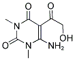 6-AMINO-5-GLYCOLOYL-1,3-DIMETHYLPYRIMIDINE-2,4(1H,3H)-DIONE Struktur