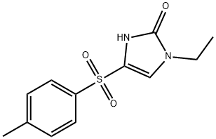 1-ETHYL-4-[(4-METHYLPHENYL)SULFONYL]-1,3-DIHYDRO-2H-IMIDAZOL-2-ONE Struktur