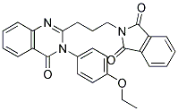 2-(3-(3-(4-ETHOXYPHENYL)-4-OXO-3,4-DIHYDROQUINAZOLIN-2-YL)PROPYL)ISOINDOLINE-1,3-DIONE Struktur