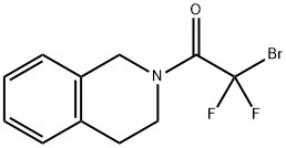 2-BROMO-1-[3,4-DIHYDRO-2(1H)-ISOQUINOLINYL]-2,2-DIFLUORO-1-ETHANONE Struktur