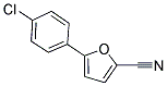 5-(4-CHLOROPHENYL)-2-FURONITRILE Struktur