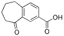 9-OXO-6,7,8,9-TETRAHYDRO-5H-BENZOCYCLOHEPTENE-2-CARBOXYLIC ACID Struktur