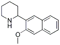 2-(3-METHOXY-2-NAPHTHYL)PIPERIDINE Struktur