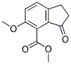 5-METHOXY-3-OXO-INDAN-4-CARBOXYLIC ACID METHYL ESTER Struktur