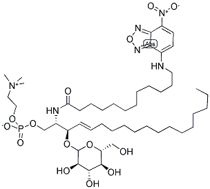 C12 NBD GLUCOSYL CERAMIDE Struktur