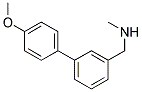 ([3-(4-METHOXYPHENYL)PHENYL]METHYL)METHYLAMINE Struktur