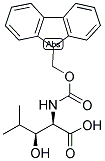 FMOC-(2R,3S)-2-AMINO-3-HYDROXY-4-METHYLPENTANOIC ACID Struktur