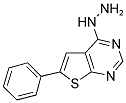 4-HYDRAZINO-6-PHENYLTHIENO[2,3-D]PYRIMIDINE Struktur