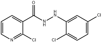 2-CHLORO-N'-(2,5-DICHLOROPHENYL)NICOTINOHYDRAZIDE Struktur