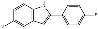 5-CHLORO-2-(4-FLUOROPHENYL)-1H-INDOLE Struktur