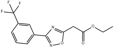 ETHYL 2-(3-[3-(TRIFLUOROMETHYL)PHENYL]-1,2,4-OXADIAZOL-5-YL)ACETATE Struktur