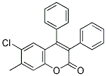 6-CHLORO-3,4-DIPHENYL-7-METHYLCOUMARIN Struktur