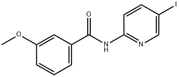 N-(5-IODO-2-PYRIDINYL)-3-METHOXYBENZENECARBOXAMIDE Struktur