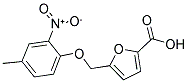 5-(4-METHYL-2-NITRO-PHENOXYMETHYL)-FURAN-2-CARBOXYLIC ACID Struktur