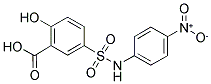 2-HYDROXY-5-(4-NITRO-PHENYLSULFAMOYL)-BENZOIC ACID Struktur