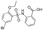 2-(5-BROMO-2-ETHOXY-BENZENESULFONYLAMINO)-BENZOIC ACID Struktur