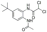 N-[2-(ACETYLAMINO)-5-(TERT-BUTYL)PHENYL]-2,2-DICHLOROACETAMIDE Struktur