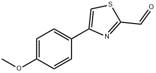 4-(4-METHOXYPHENYL)-1,3-THIAZOLE-2-CARBALDEHYDE Struktur