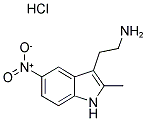 2-(2-METHYL-5-NITRO-1H-INDOL-3-YL)ETHANAMINE HYDROCHLORIDE Struktur