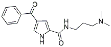 4-BENZOYL-N-[3-(DIMETHYLAMINO)PROPYL]-1H-PYRROLE-2-CARBOXAMIDE Struktur