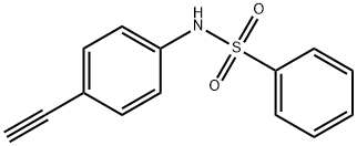 N-(4-ETHYNYLPHENYL)BENZENESULFONAMIDE Struktur