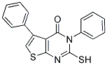 2-MERCAPTO-3,5-DIPHENYL-3H-THIENO[2,3-D]PYRIMIDIN-4-ONE Struktur